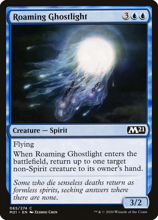 Roaming Ghostlight [Core Set 2021] | Card Merchant Takapuna