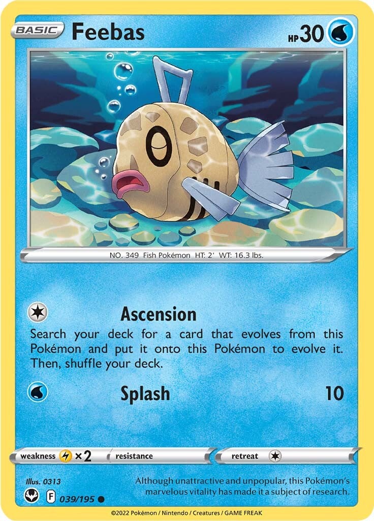 Feebas (039/195) [Sword & Shield: Silver Tempest] | Card Merchant Takapuna