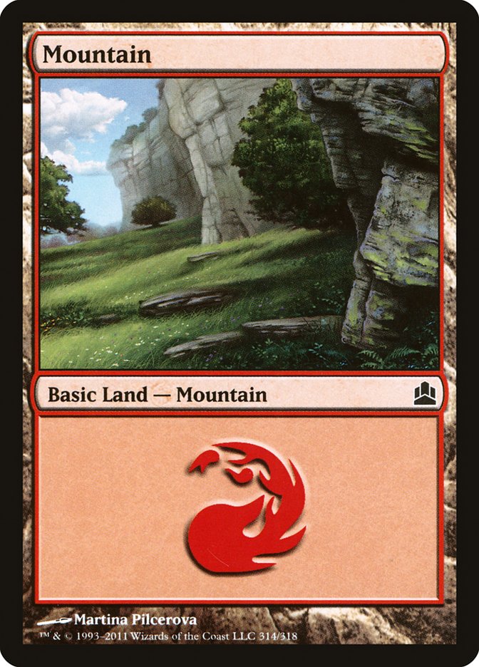 Mountain (314) [Commander 2011] | Card Merchant Takapuna