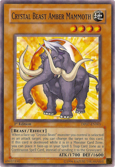 Crystal Beast Amber Mammoth [DP07-EN005] Common | Card Merchant Takapuna