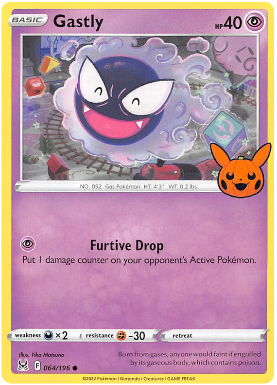 Gastly (064/196) [Trick or Trade 2023] | Card Merchant Takapuna