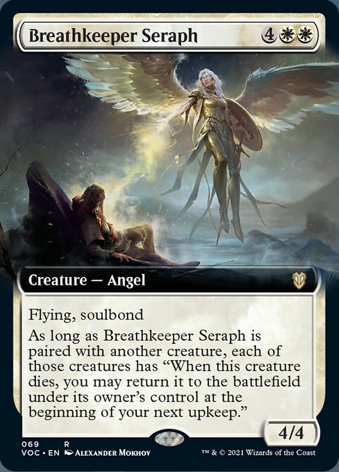 Breathkeeper Seraph (Extended Art) [Innistrad: Crimson Vow Commander] | Card Merchant Takapuna