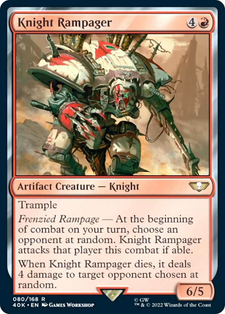 Knight Rampager [Warhammer 40,000] | Card Merchant Takapuna