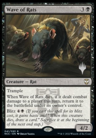 Wave of Rats (Promo Pack) [Streets of New Capenna Commander Promos] | Card Merchant Takapuna