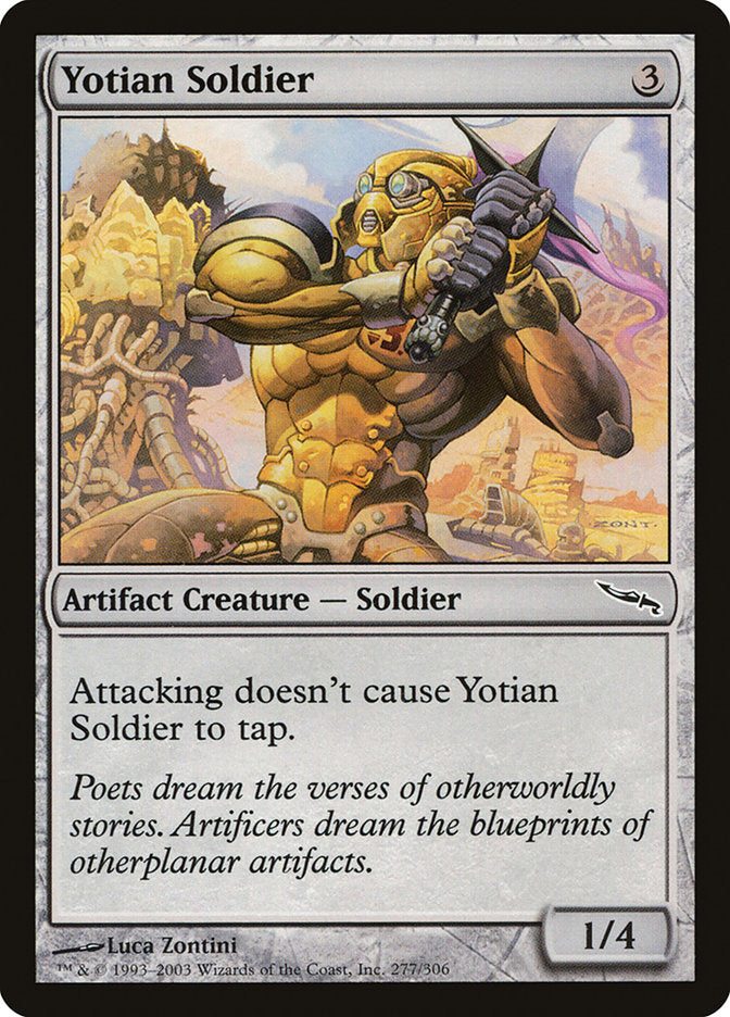 Yotian Soldier [Mirrodin] | Card Merchant Takapuna