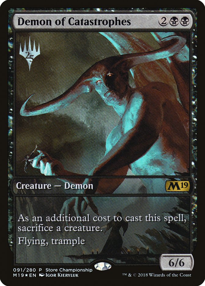 Demon of Catastrophes (Store Championship) (Full Art) [Core Set 2019 Promos] | Card Merchant Takapuna