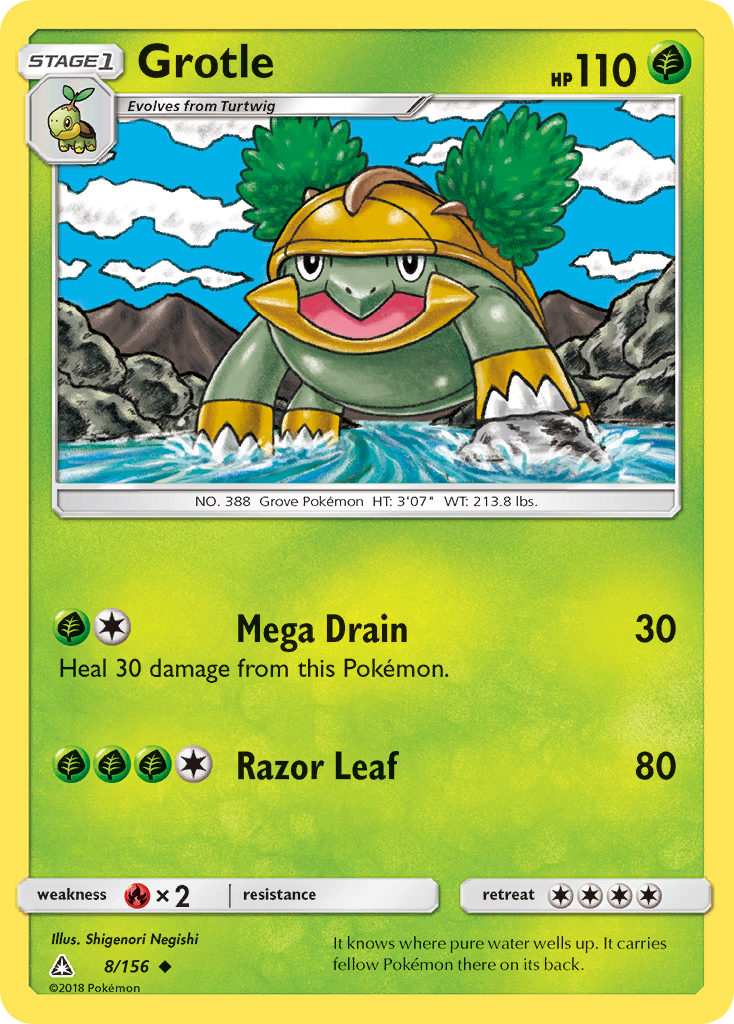 Grotle (8/156) [Sun & Moon: Ultra Prism] | Card Merchant Takapuna