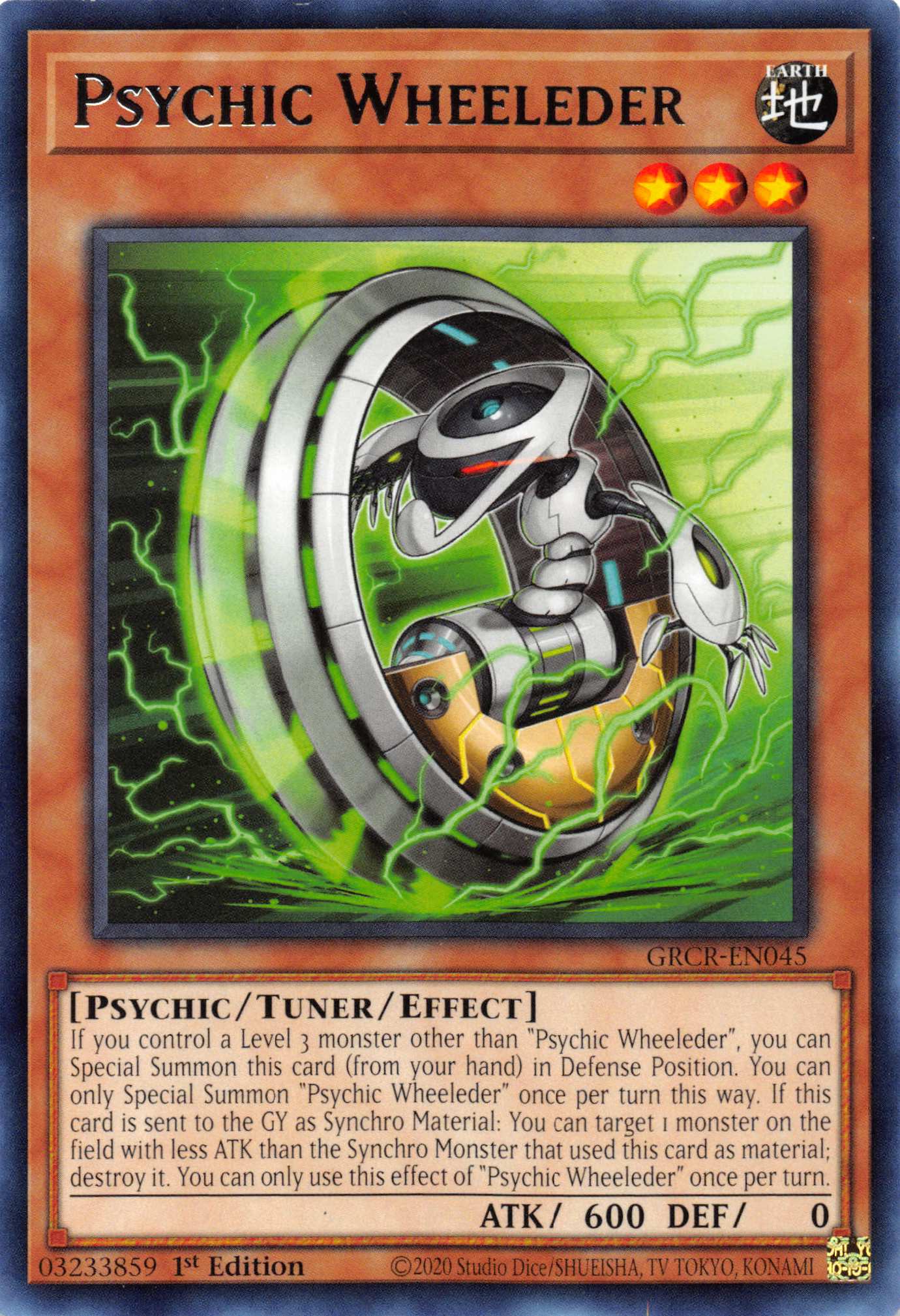 Psychic Wheeleder [GRCR-EN045] Rare | Card Merchant Takapuna