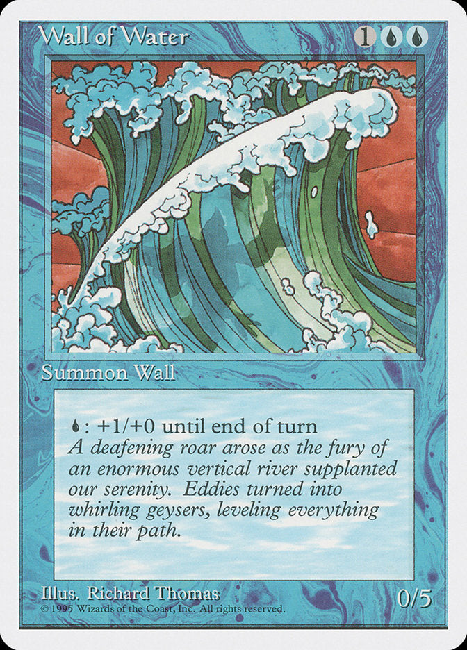 Wall of Water [Fourth Edition] | Card Merchant Takapuna