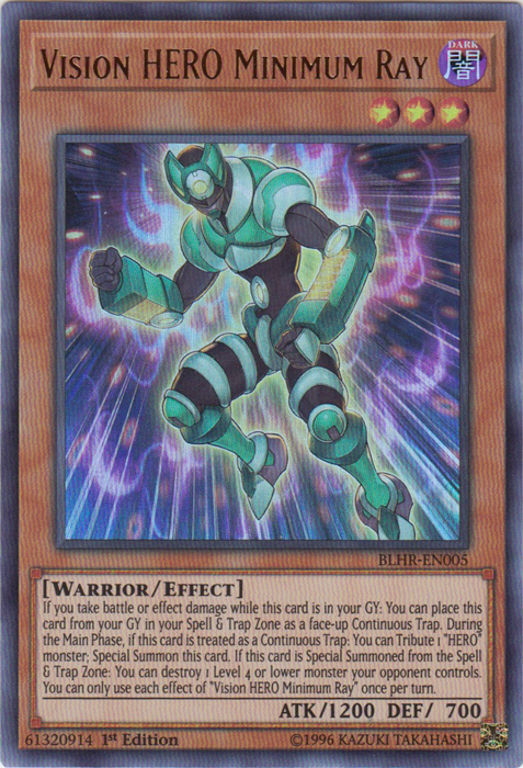 Vision Hero Minimum Ray [BLHR-EN005] Ultra Rare | Card Merchant Takapuna