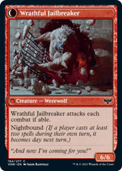 Weary Prisoner // Wrathful Jailbreaker [Innistrad: Crimson Vow] | Card Merchant Takapuna