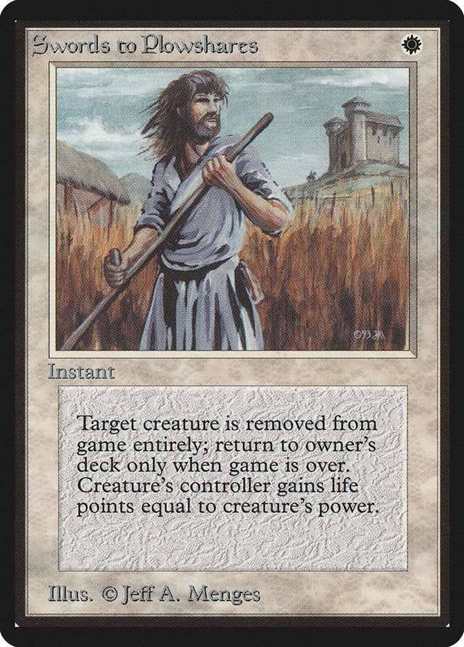 Swords to Plowshares [Beta Edition] | Card Merchant Takapuna