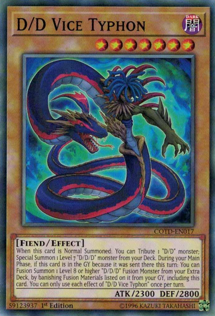 D/D Vice Typhon [COTD-EN017] Common | Card Merchant Takapuna