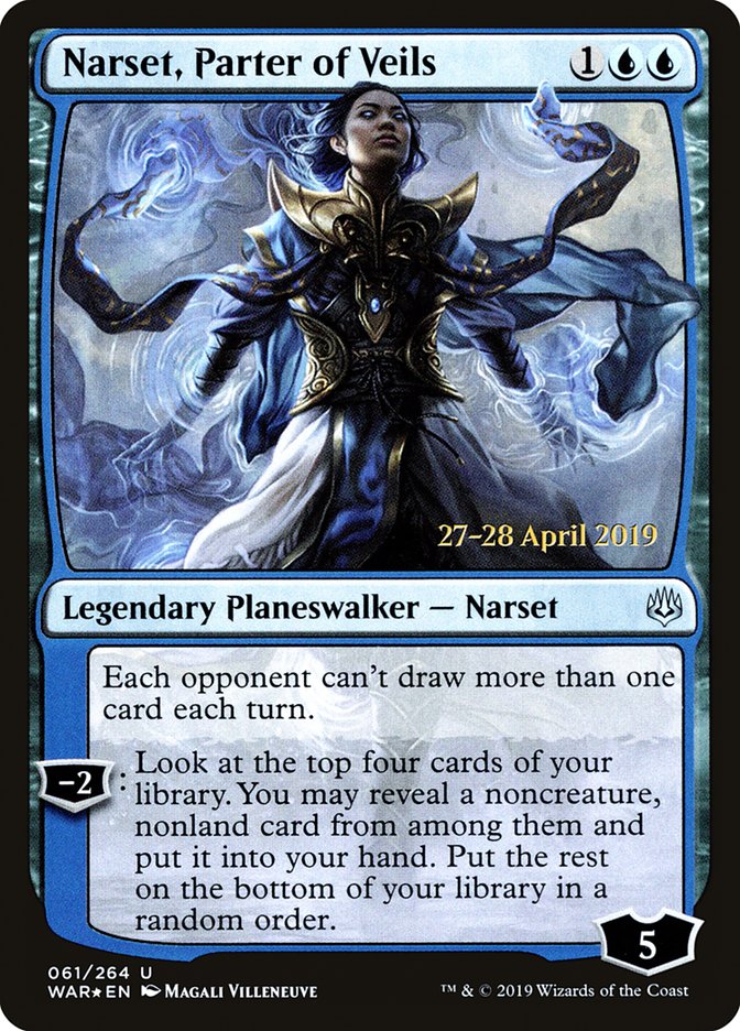 Narset, Parter of Veils [War of the Spark Prerelease Promos] | Card Merchant Takapuna