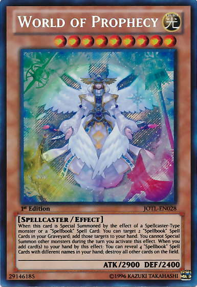 World of Prophecy [JOTL-EN028] Secret Rare | Card Merchant Takapuna