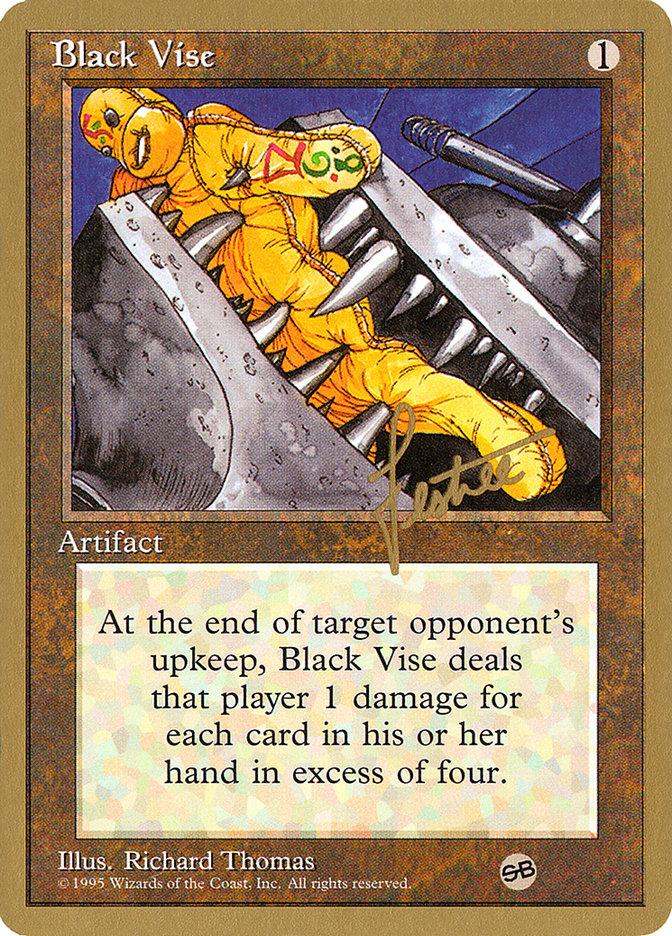 Black Vise (Bertrand Lestree) (SB) [Pro Tour Collector Set] | Card Merchant Takapuna