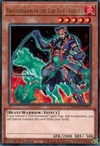 Brotherhood of the Fire Fist - Coyote [MAGO-EN072] Rare | Card Merchant Takapuna