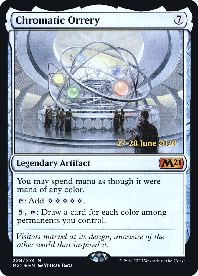 Chromatic Orrery [Core Set 2021 Prerelease Promos] | Card Merchant Takapuna