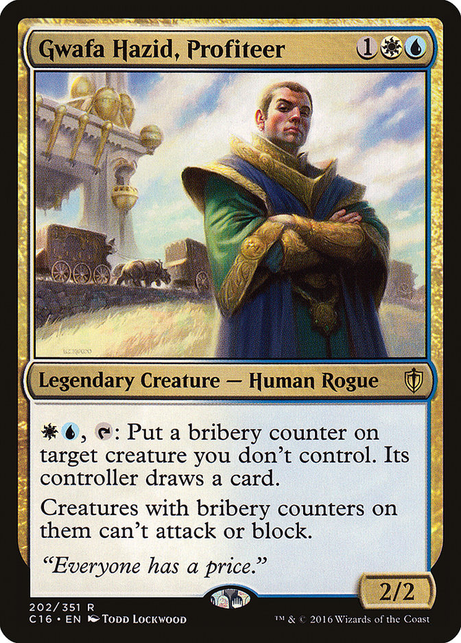 Gwafa Hazid, Profiteer [Commander 2016] | Card Merchant Takapuna