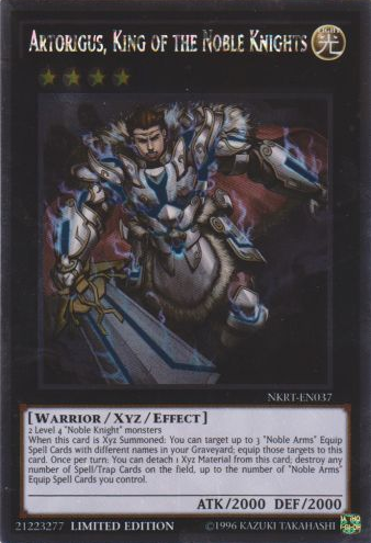 Artorigus, King of the Noble Knights [NKRT-EN037] Platinum Rare | Card Merchant Takapuna