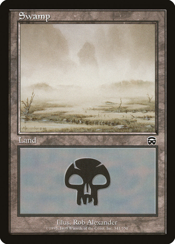 Swamp (341) [Mercadian Masques] | Card Merchant Takapuna