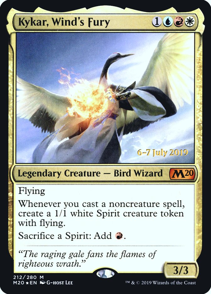 Kykar, Wind's Fury [Core Set 2020 Prerelease Promos] | Card Merchant Takapuna