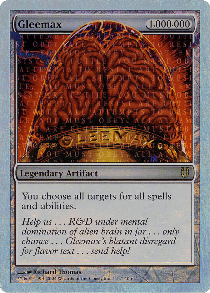 Gleemax (Alternate Foil) [Unhinged] | Card Merchant Takapuna