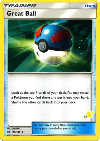 Great Ball (119/149) (Pikachu Stamp #29) [Battle Academy 2020] | Card Merchant Takapuna