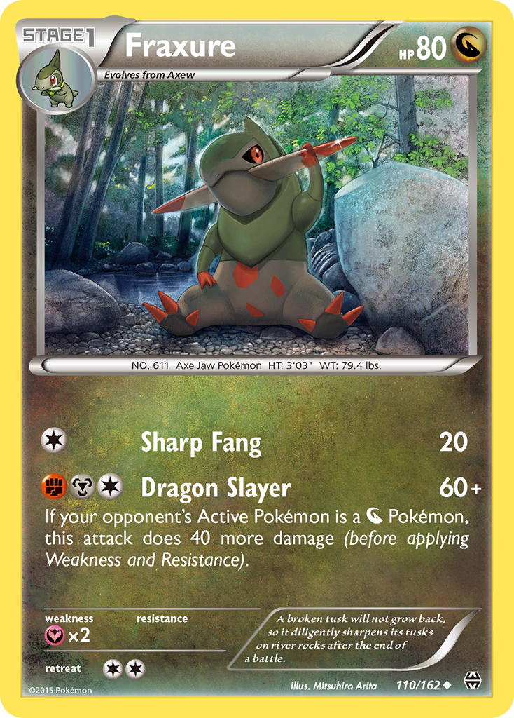 Fraxure (110/162) [XY: BREAKthrough] | Card Merchant Takapuna