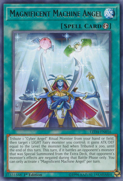 Magnificent Machine Angel [LED4-EN016] Rare | Card Merchant Takapuna