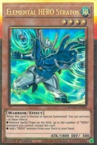 Elemental HERO Stratos (Alternate Art) [MAGO-EN004] Gold Rare | Card Merchant Takapuna