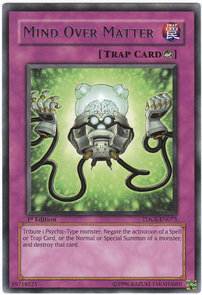 Mind Over Matter [TDGS-EN073] Rare | Card Merchant Takapuna