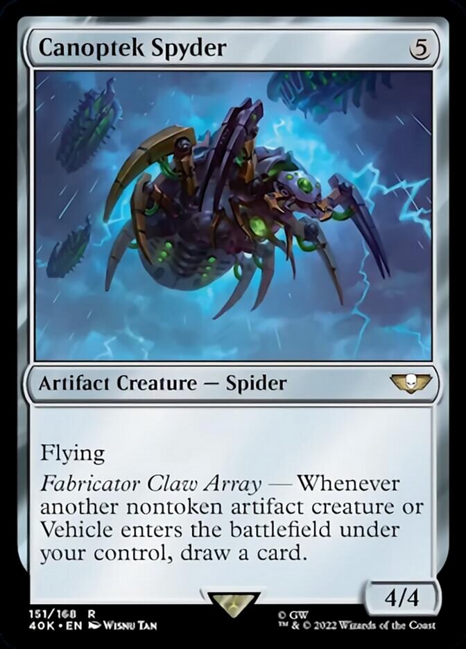 Canoptek Spyder (Surge Foil) [Warhammer 40,000] | Card Merchant Takapuna