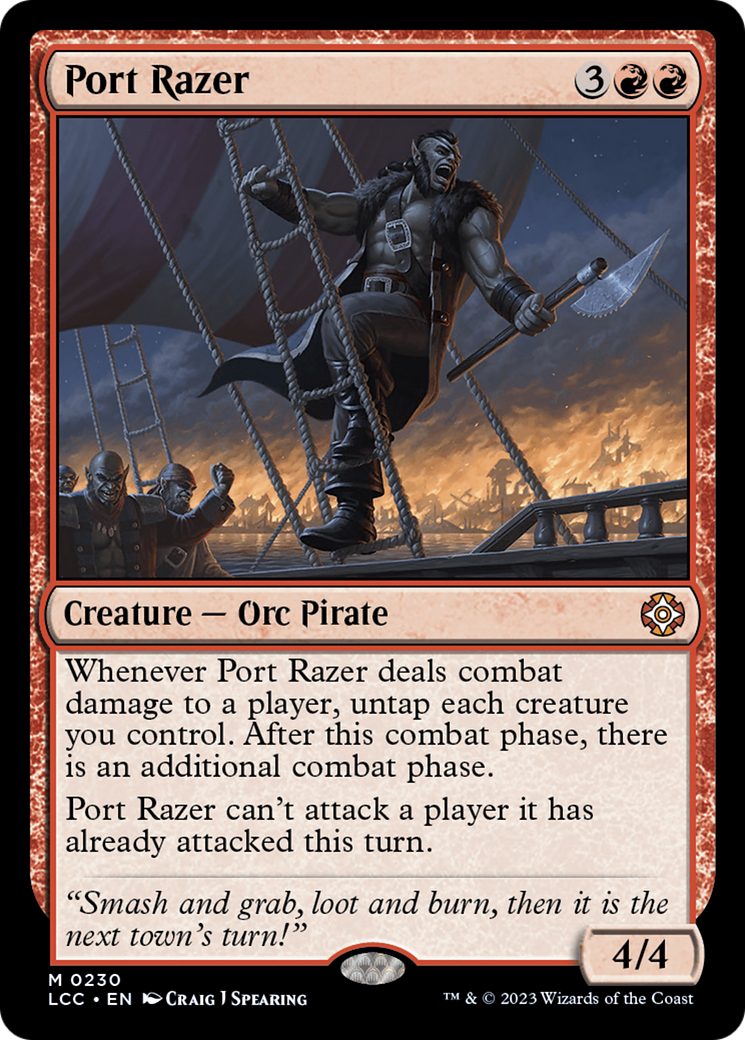 Port Razer [The Lost Caverns of Ixalan Commander] | Card Merchant Takapuna