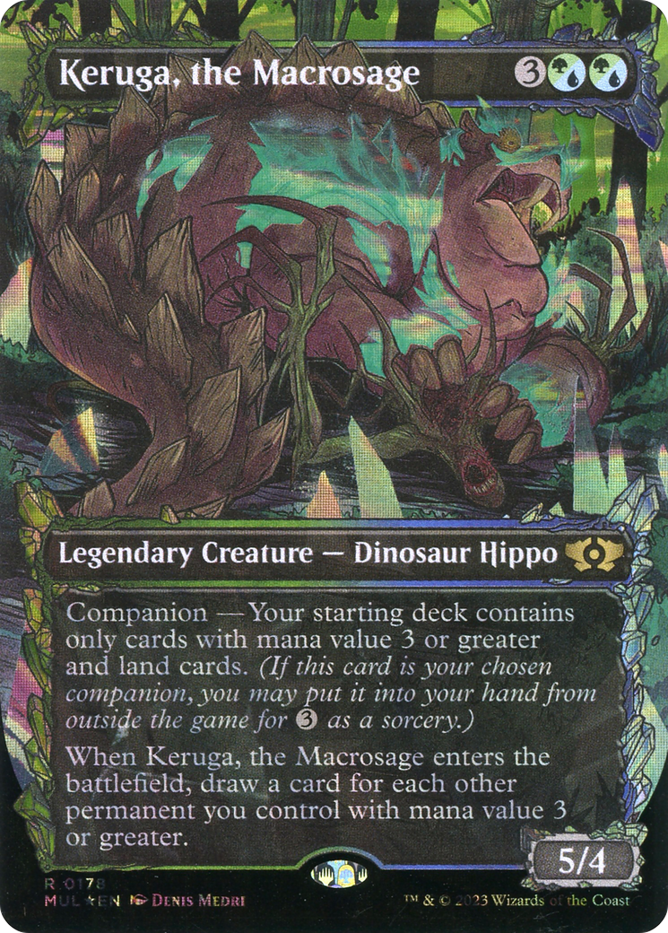 Keruga, the Macrosage (Halo Foil) [Multiverse Legends] | Card Merchant Takapuna