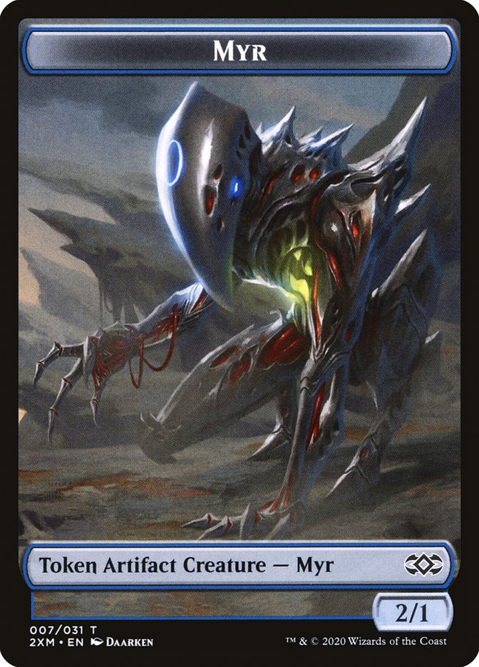 Myr Token (007/031) [Double Masters Tokens] | Card Merchant Takapuna