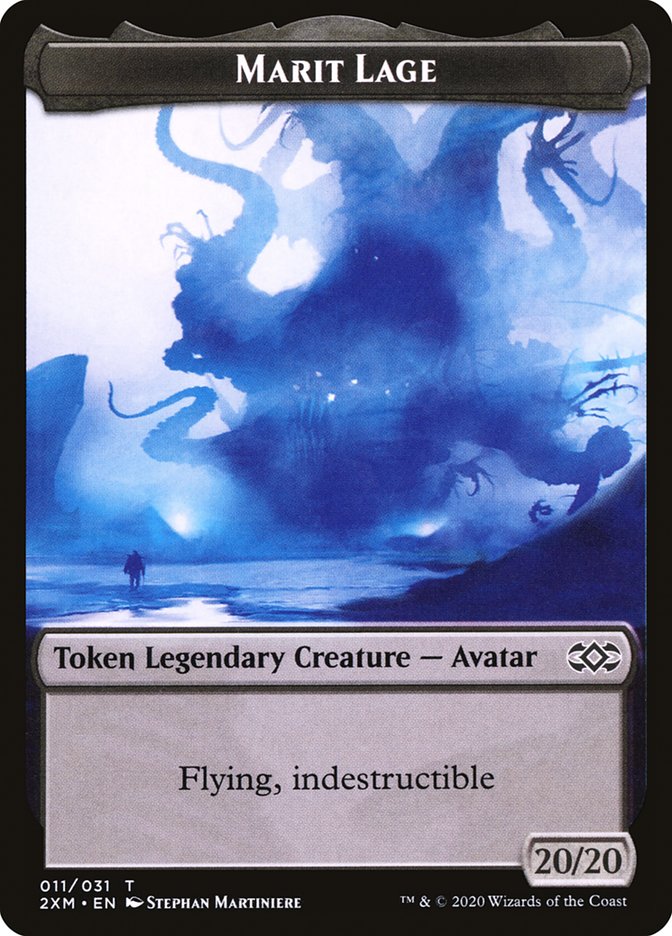 Elephant // Marit Lage Double-Sided Token [Double Masters Tokens] | Card Merchant Takapuna