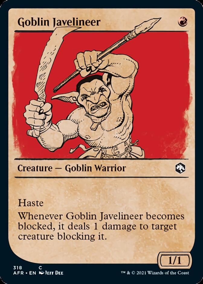 Goblin Javelineer (Showcase) [Dungeons & Dragons: Adventures in the Forgotten Realms] | Card Merchant Takapuna