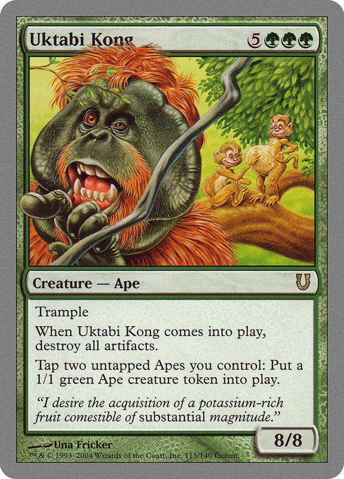 Uktabi Kong [Unhinged] | Card Merchant Takapuna