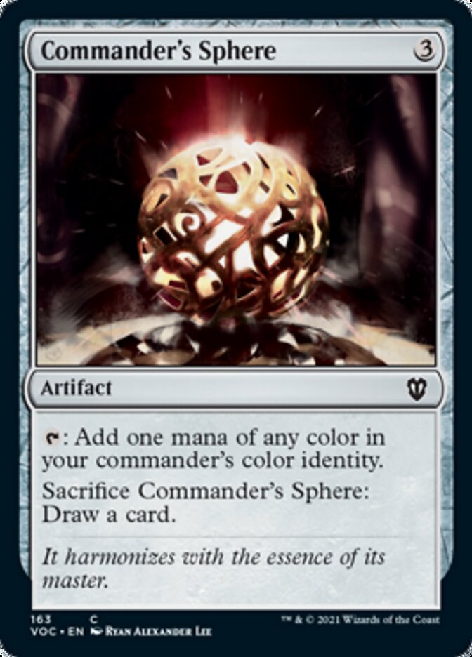 Commander's Sphere [Innistrad: Crimson Vow Commander] | Card Merchant Takapuna