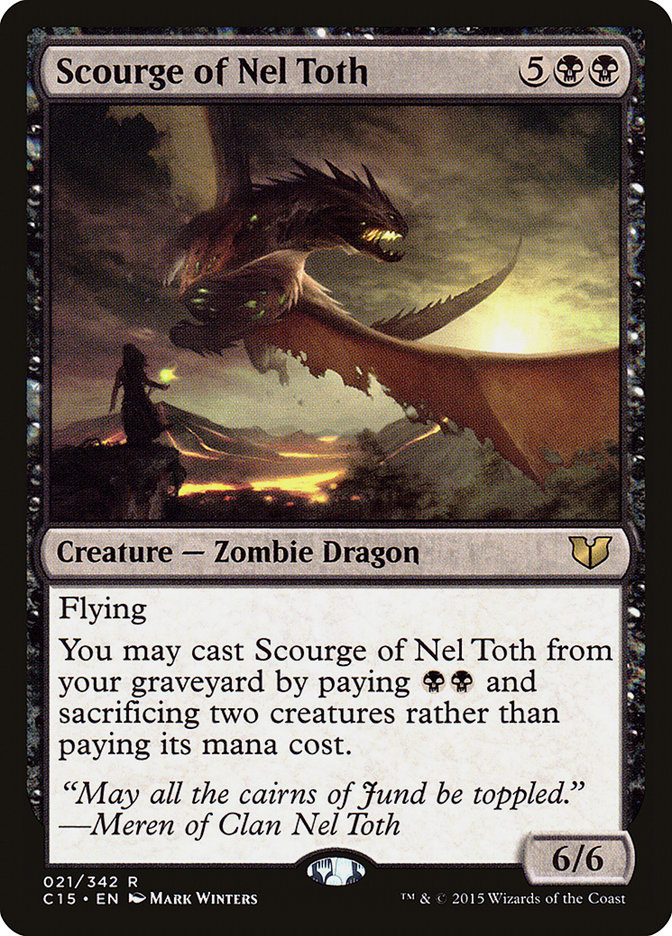 Scourge of Nel Toth [Commander 2015] | Card Merchant Takapuna