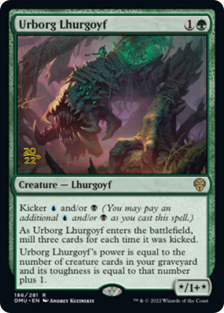 Urborg Lhurgoyf [Dominaria United Prerelease Promos] | Card Merchant Takapuna