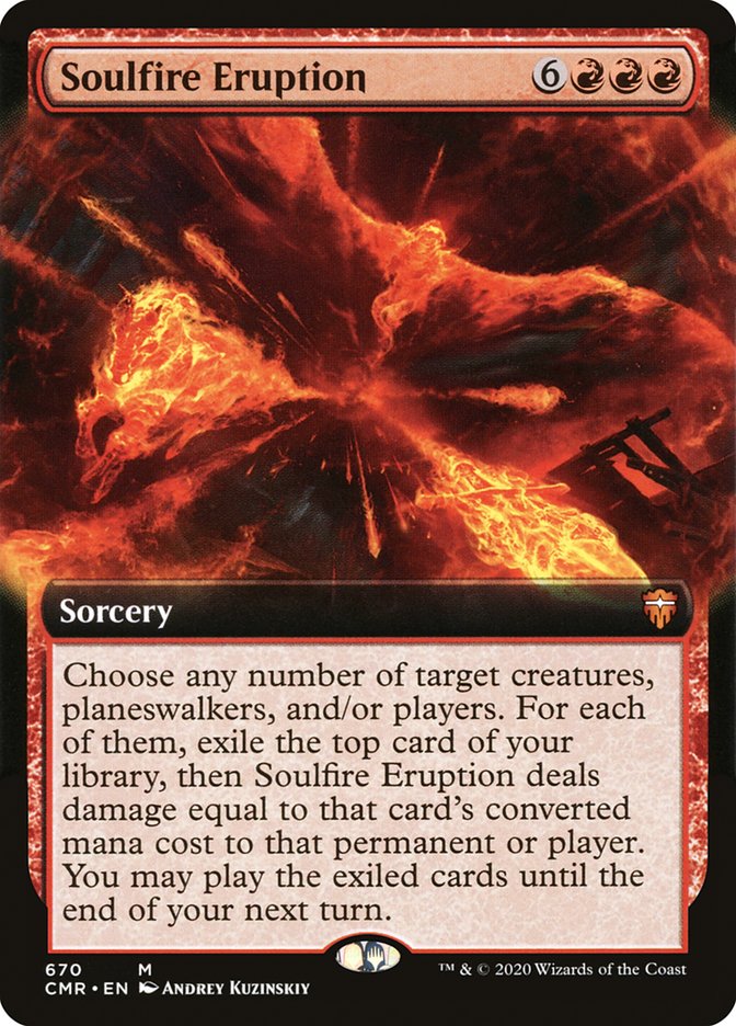 Soulfire Eruption (Extended Art) [Commander Legends] | Card Merchant Takapuna