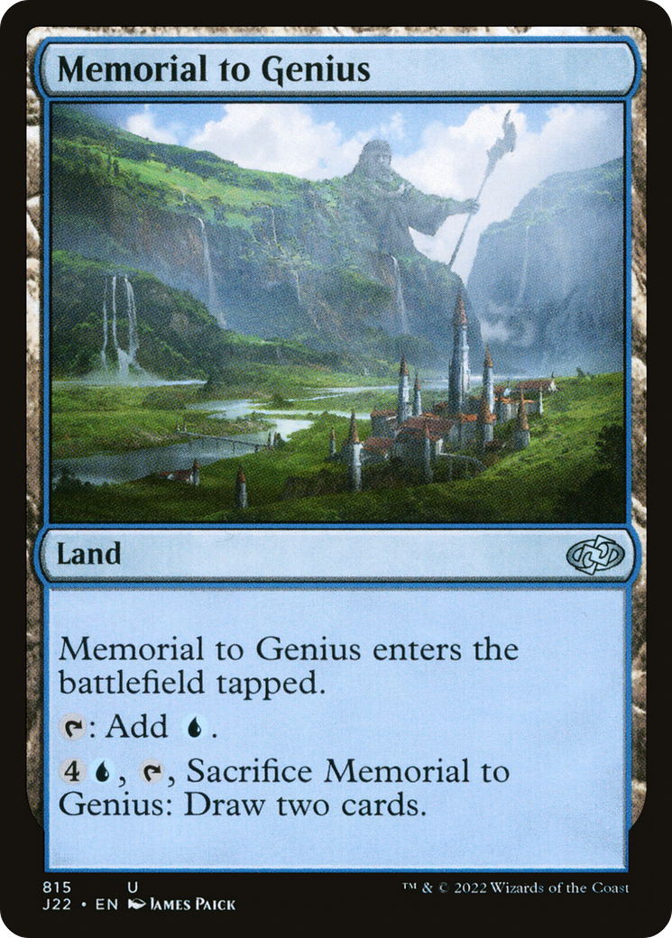 Memorial to Genius [Jumpstart 2022] | Card Merchant Takapuna