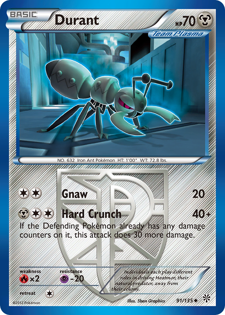 Durant (91/135) [Black & White: Plasma Storm] | Card Merchant Takapuna