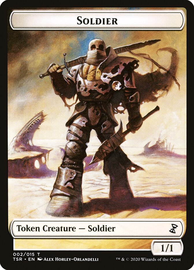 Soldier Token [Time Spiral Remastered Tokens] | Card Merchant Takapuna