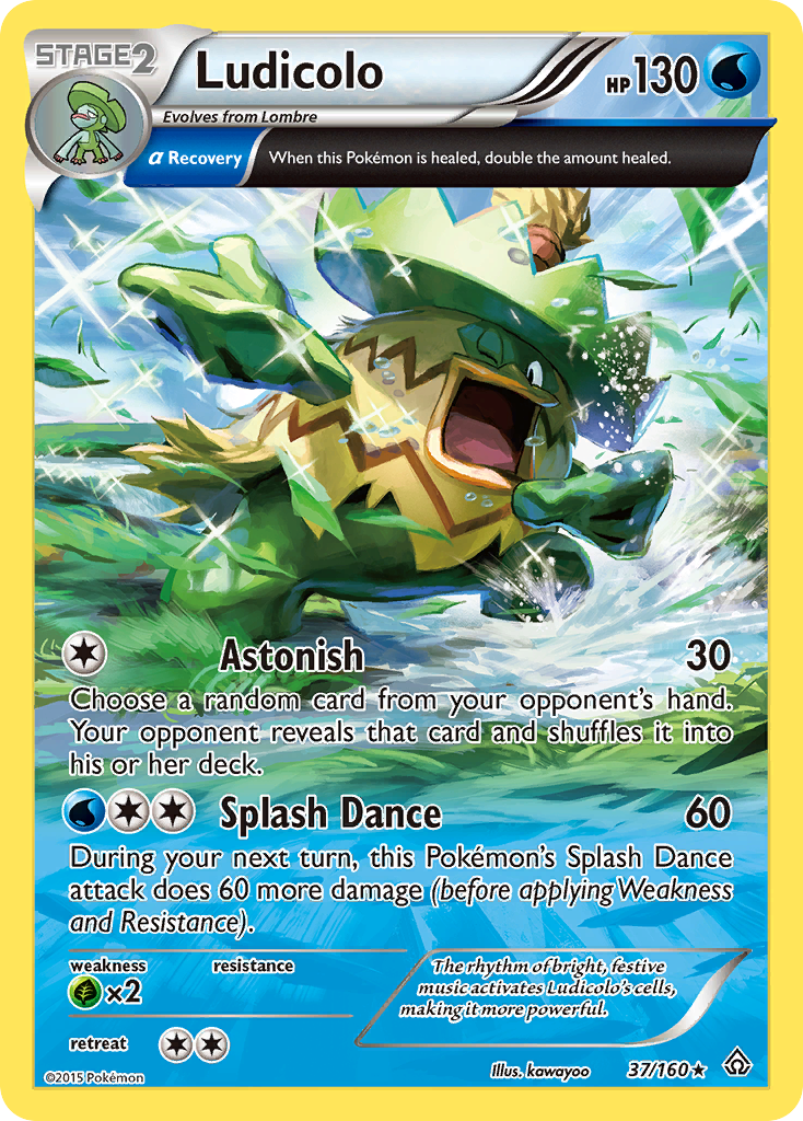 Ludicolo (37/160) [XY: Primal Clash] | Card Merchant Takapuna