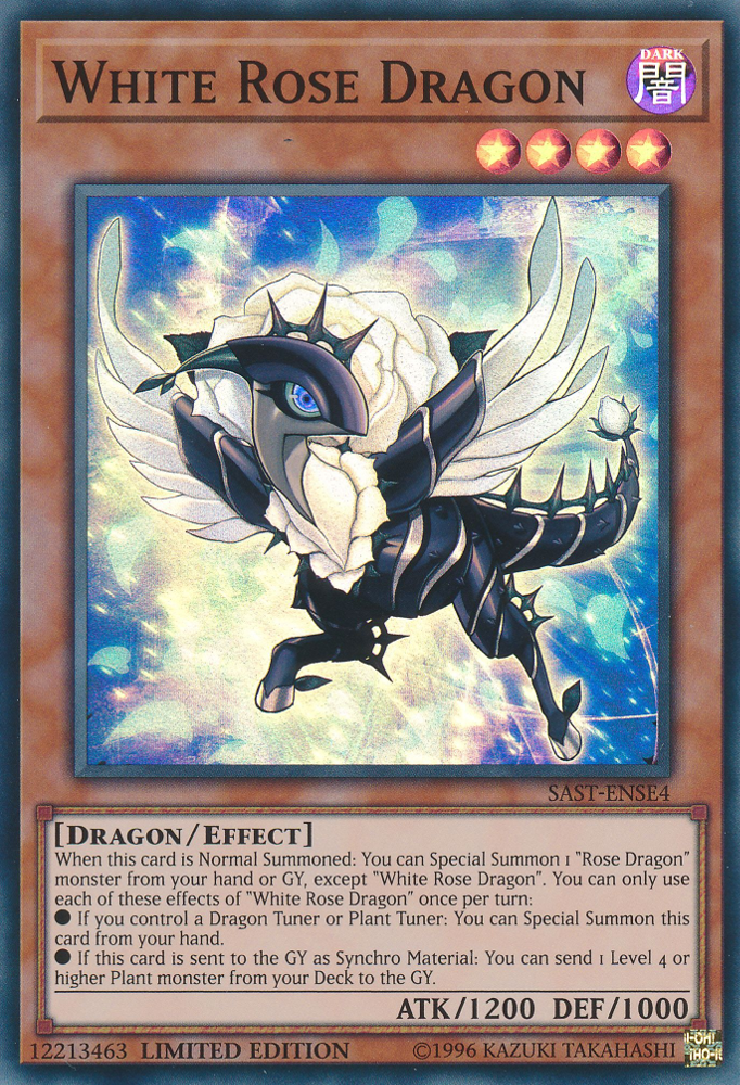 White Rose Dragon [SAST-ENSE4] Super Rare | Card Merchant Takapuna