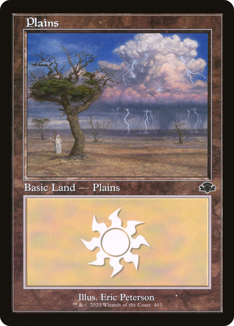 Plains (403) (Retro) [Dominaria Remastered] | Card Merchant Takapuna