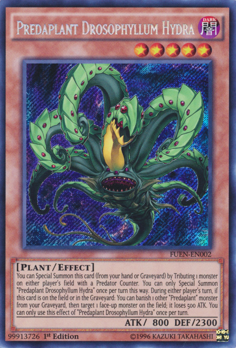 Predaplant Drosophyllum Hydra [FUEN-EN002] Secret Rare | Card Merchant Takapuna